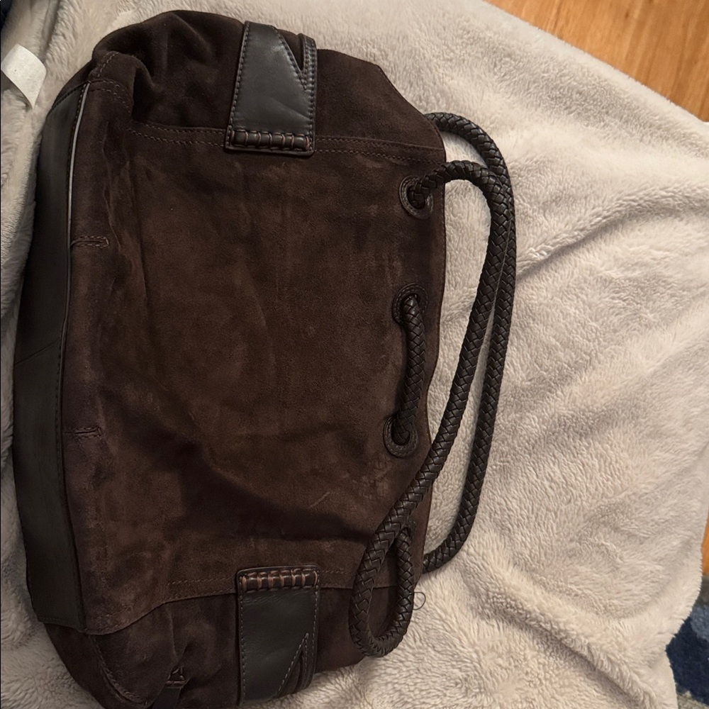 Cole Haan Brown Suede shoulder Bag - Picture 6 of 7